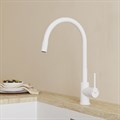 Смеситель для кухни Milardo Meal M01WT0FM05 с гибким изливом, белый матовый M01WT0FM05 - фото 36723 Смеситель для кухни Milardo Meal M01WT0FM05 с гибким изливом, белый матовый M01WT0FM05 - фото 36723