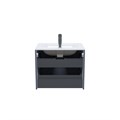 Тумба с умывальником Edifice IDDIS EDI60D0i95K подвесная, 60 см, темно-серый EDI60D0i95K