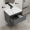 Тумба с умывальником Edifice IDDIS EDI60D0i95K подвесная, 60 см, темно-серый EDI60D0i95K