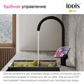 Смеситель для кухни с каналом для фильтрованной воды Pure IDDIS PURBLFJi05 черный матовый PURBLFJi05