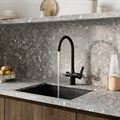 Смеситель для кухни с каналом для фильтрованной воды Pure IDDIS PURBLFJi05 черный матовый PURBLFJi05