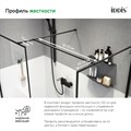 Душевая перегородка IDDIS Slide Walk In SLI8BS2i23 черная, 120x195 см SLI8BS2i23
