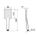 Лейка для душа IDDIS Slide SLI1F0Ci18 хром SLI1F0Ci18 - фото 38386 Лейка для душа IDDIS Slide SLI1F0Ci18 хром SLI1F0Ci18 - фото 38386