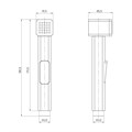 Гигиеническая лейка IDDIS Axes AXE1F1Bi20 Черная матовая AXE1F1Bi20 - фото 38525 Гигиеническая лейка IDDIS Axes AXE1F1Bi20 Черная матовая AXE1F1Bi20 - фото 38525