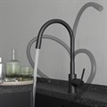 Смеситель для кухни Milardo Meal M01BL0FM05, с гибким изливом, черный M01BL0FM05 - фото 39161 Смеситель для кухни Milardo Meal M01BL0FM05, с гибким изливом, черный M01BL0FM05 - фото 39161