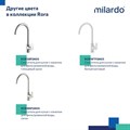 Смеситель для кухни Milardo Rora RORBLFJM05 с каналом для фильтрованной воды, черный RORBLFJM05