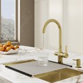 IDDIS Pure PURMGFJi05 Смеситель для кухни с каналом для фильтрованной воды, матовое золото PURMGFJi05