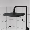 Душевая система IDDIS SpaHome SPHBLTKi06 с тропическим душем с термостатом, черный матовый. SPHBLTKi06 - фото 41773
