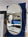 Silver mirrors Зеркало-шкаф Soho-WHITE 500х1000 - 3.1 (ЖК-часы, подогрев, сенс. выключатель) LED-00002671 LED-00002671 - фото 48931