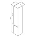 Am.Pm X-Joy Шкаф-колонна, подвесной, правый, 30 см X-Joy пенал