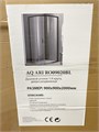 AQUATEK AQ ARI RO 09020BL Душевой уголок 1/4 круга, двери раздвижные 900x900x2000, профиль черный, стекло прозрачное 09020BL - фото 49744