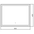 Silver mirrors Alo - Lite 800х600 (бесконтактный сенсор, холодный свет) зеркало LED-00002808 12709 - фото 49912