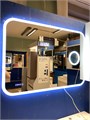 SANCOS "Arcadia Led" 1000х700 AR1.1000 Зеркало  с увеличительным зеркалом и часами AR1.100 - фото 50912