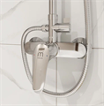 Milardo Simp SIMSB1FM89 Смеситель для душа с верхней лейкой, хром 12871