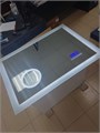 BANDHOURS Зеркало BD BB900.11.04 с подсветкой, подогревом, часами, Bluetooth, радио и косметическим зеркалом (900х40х650). BB900.11.04 - фото 52051