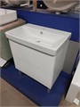 Aquaton 1A286801UN010 Тумба напольная Юнит 70 белый глянец плюс раковина Santek Адриана 70. 1A286801UN010 - фото 52497