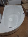AQUATEK ВИРГО  BD VIR150-0000078 Ванна акриловая, правая 150х100 каркас, слив/перелив, фронтальный экран. VIR150-0000078