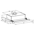 Вытяжка для кухни LEX HIDE 600 INOX HIDE 600 INOX - фото 52808 Вытяжка для кухни LEX HIDE 600 INOX HIDE 600 INOX - фото 52808