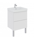 Акватон Юнит 55 BD 1A288201UN010 Напольная тумба под раковину, белая 1A288201UN010