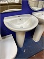 Jacob Delafon PATIO E4159NG-00 умывальник  /60x47/ (бел) +  Jacob Delafon OVE E1575-00 Пьедестал для умывальников (бел) 13173 - фото 53796