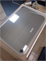 Silver mirrors "Stiv - Lite" 700х500 - 4(открытая подсветка, cенсорный выключатель, часы) зеркало LED-00002835 LED-00002835 - фото 54139