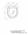 Aquaton Каспер Мишка BD 1A283502CR1E0 Зеркало, розовое 1A283502CR1E0 - фото 54459