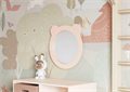 Aquaton Каспер Мишка BD 1A283502CR1E0 Зеркало, розовое 1A283502CR1E0 - фото 54462