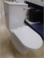 Azario FRETTA ROUND AZ-7121A  Унитаз напольный безободковый в комплекте с бачком и сиденьем микролифт. AZ-7121 A - фото 54914