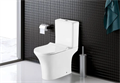 Azario FRETTA ROUND AZ-7121A Унитаз напольный безободковый в комплекте с бачком и прямым сиденьем микролифт. Размер 650x340x790 мм AZ-7121A