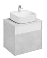 Акватон Марбл 60 BD 1A276101MH4C0 Тумба под умывальник, Слэйт/белый матовый 13384