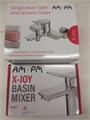 Am.Pm X-Joy BD F85A10022 Смеситель для ванны и душа излив 164 мм, черный плюс Am.Pm X-Joy BD F85A02122 Смеситель для раковины, черный. 13458