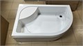 BANDHOURS ACE 812R Поддон акриловый высокий 120х80 см, четверть круга ACE 812R - фото 55852