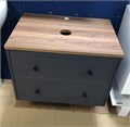 Тумба подвесная со столешницей Torr IDDIS BD TOR70DBi95 70 см, темно-серый BD TOR70DBi95 - фото 56878