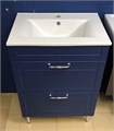 IDDIS Oxford OXF60N0i95 Тумба напольная с раковиной(0136000i28), 60 см, цвет синий OXF60N0i95 - фото 57035
