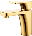 D&K DA1432103 BerlinTouro Смеситель для раковины, золото DA1432103