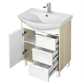 Aquaton Рико 65 BD 1A213301RIB90 Тумба с раковиной, Белый Ясень 1A213301RIB90