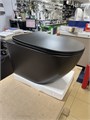 AQUATEK AQ1901-MG ЕВРОПА Унитаз подвесной безободковый 525*360*320мм, тонкое сиденье с микролифтом, матовый черный 13964