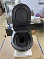 AQUATEK AQ1901-MG ЕВРОПА Унитаз подвесной безободковый 525*360*320мм, тонкое сиденье с микролифтом, матовый черный 13964