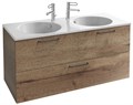 JACOB DELAFON ODEON RIVE GAUCHE 120 Тумба под раковину подвесная, дуб табак EB2545-R9-E52