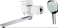 D&K Berlin.Steinbeis DA1433316 Смеситель для ванны с душем  длинный излив белый-хром DA1433316