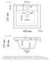 Madera Alice 40 BD Раковина мебельная 14287