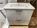 Тумба с умывальником IDDIS Brick BRI80WFi95K, напольная, 80 см BRI80WFi95K