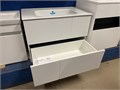 Roca Pilar 80 A857669472 Тумба подвесная под раковину, белая + Roca Victoria 80 32799C000 Раковина мебельная A85766947
