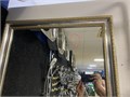 BD Зеркало в багетной раме  600х750 мм цвет рамы - хром/золото 14342