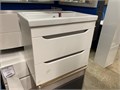 Iddis Sky 70 BD SKY70W0i95 Подвесная тумба, белый + Kirovit Фостер 70 FSR 70 Умывальник мебельный, белый 14360