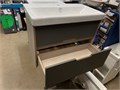 Тумба AQUATON Оливия 1A283101OLUG0 80 грей/дуб ойстер + АДРИАНА 1WH501772 Раковина мебельная 1A283101OLUG0