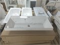Марко Слим 90 Раковина из литьевого мрамора, белый мрамор 50209001