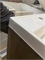 Акватон Лондри 40 BD 1A267001LH0C0 Тумба под раковину для с/м, Дуб сантан + Aquaton Лондри 120 BD 1A72843KLH01L  Раковина на стир. машину, левая 1A267001LH0C0