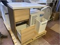 Акватон Лондри 40 BD 1A267001LH0C0 Тумба под раковину для с/м, Дуб сантан + Aquaton Лондри 120 BD 1A72843KLH01L  Раковина на стир. машину, левая 1A267001LH0C0