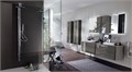 Scavolini lagu Пенал 50 см для ванной, лакированный, глянцевый, серая тундра 14398